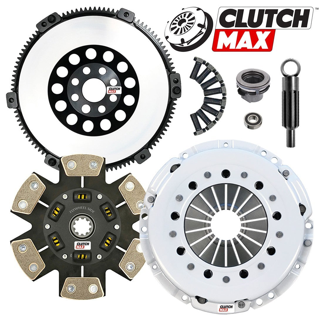 CM STAGE 4 RACE CLUTCH KIT & SOLID FLYWHEEL for BMW E36 M3 with S54 motor swap