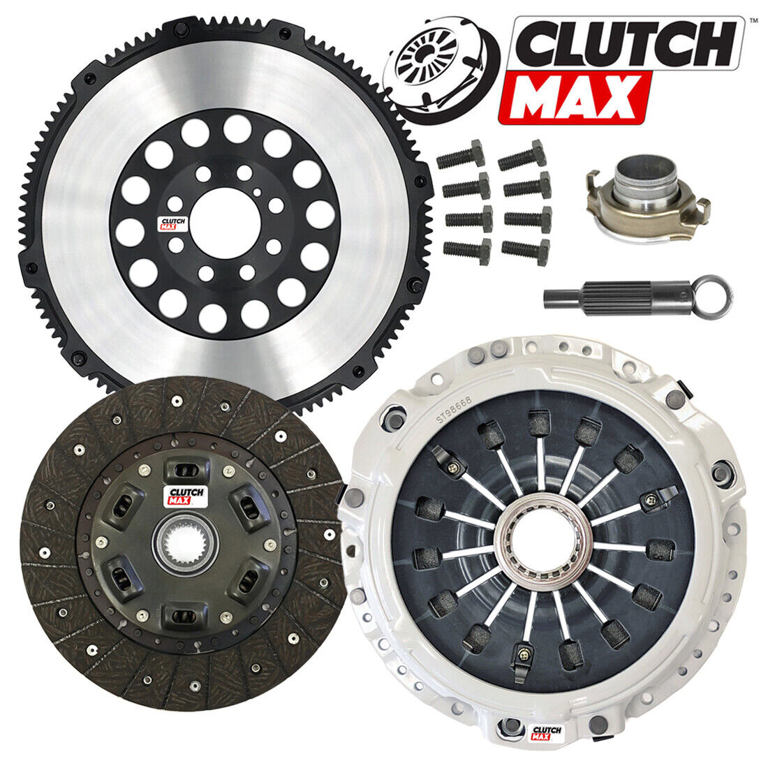 CLUTCHMAX STAGE 2 CLUTCH KIT & PERFORMANCE CHROMOLY FLYWHEEL CLUTCHMAX STAGE 2 CLUTCH KIT & PERFORMANCE CHROMOLY FLYWHEEL