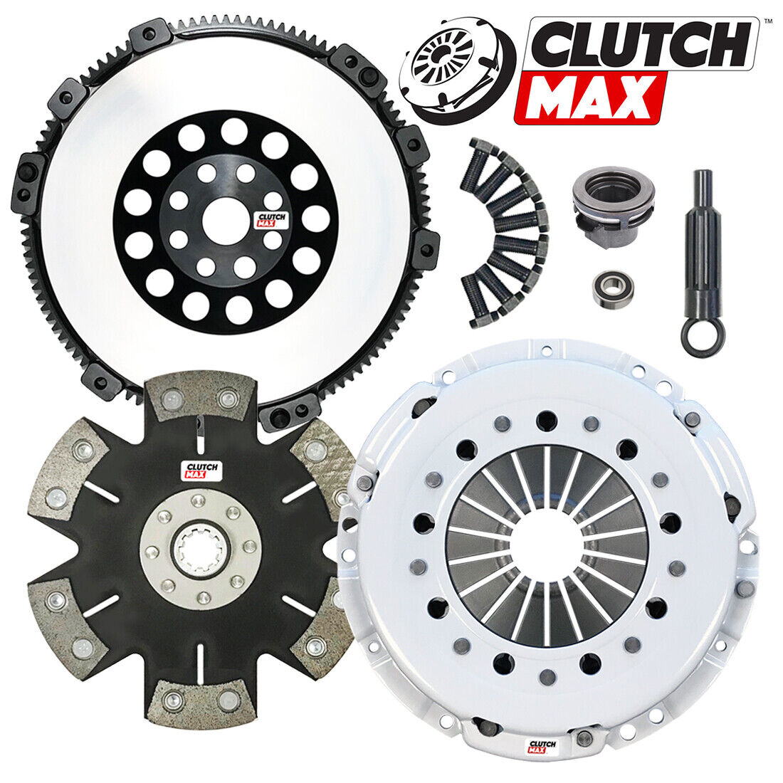 CLUTCHMAX  STAGE 6 CLUTCH KIT & PERFORMANCE CHROMOLY FLYWHEEL BUNDLE SET [CM03049R5LSF-ST6]