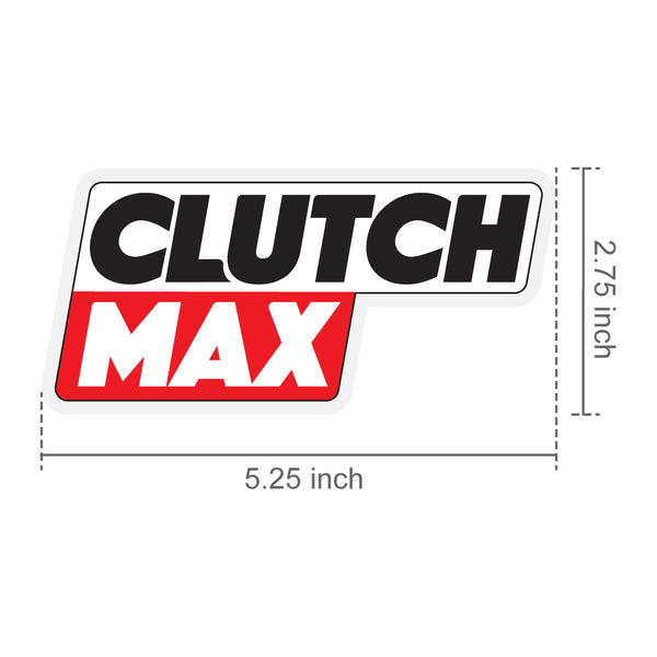 [2 PACK] CLUTCHMAX CLUTCH DECAL STICKER [CMSTICKER2PK]