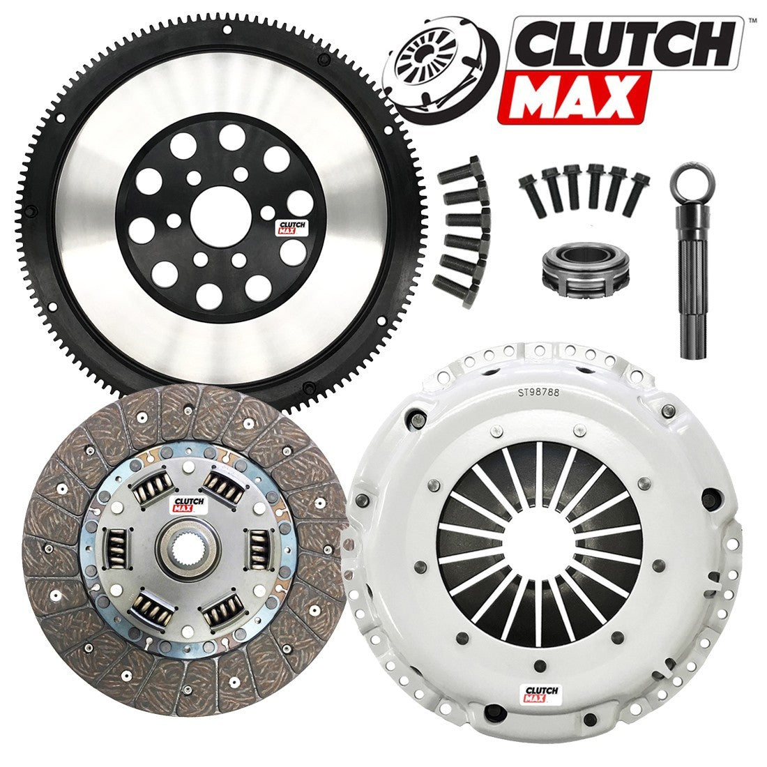 CLUTCHMAX STAGE 1 CLUTCH KIT & PERFORMANCE CHROMOLY FLYWHEEL BUNDLE SET [CM17072HDLSF-ST1]