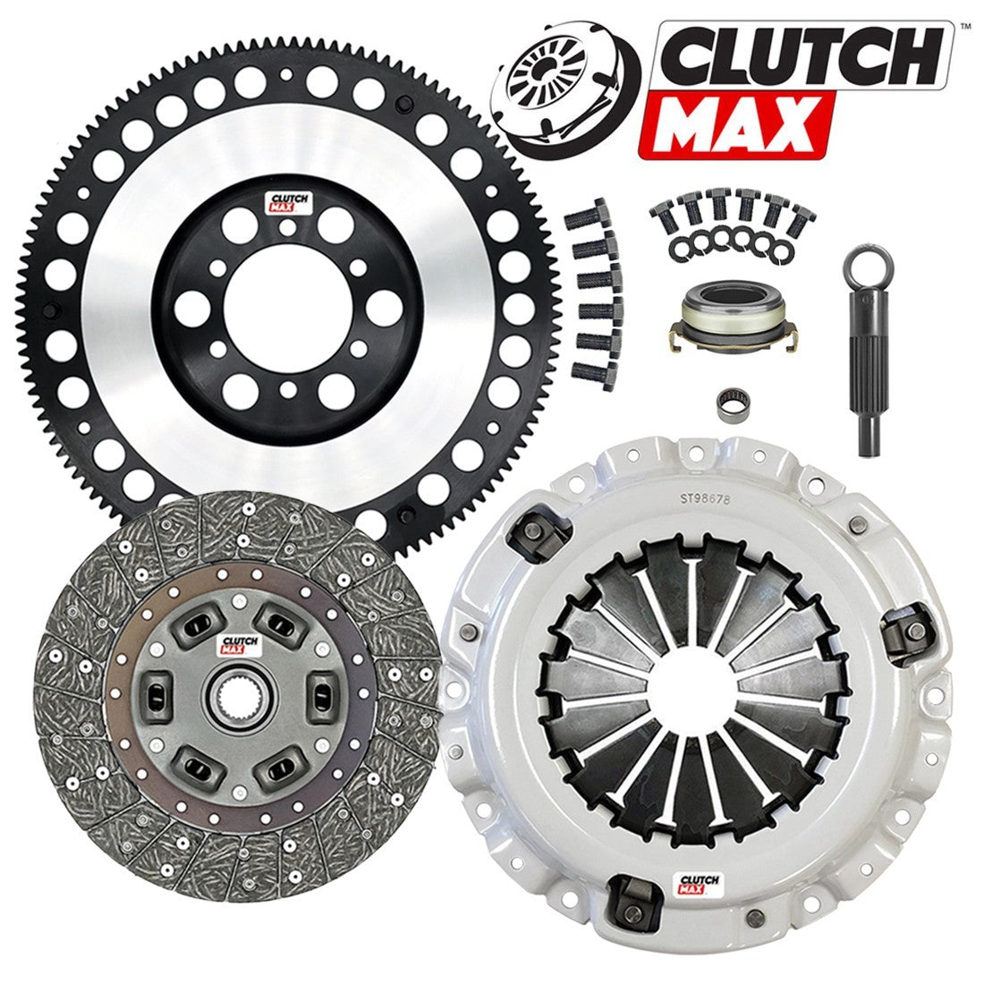 CLUTCHMAX STAGE 1 CLUTCH KIT & PERFORMANCE CHROMOLY FLYWHEEL BUNDLE SET [CM10037HDLSF-ST1]