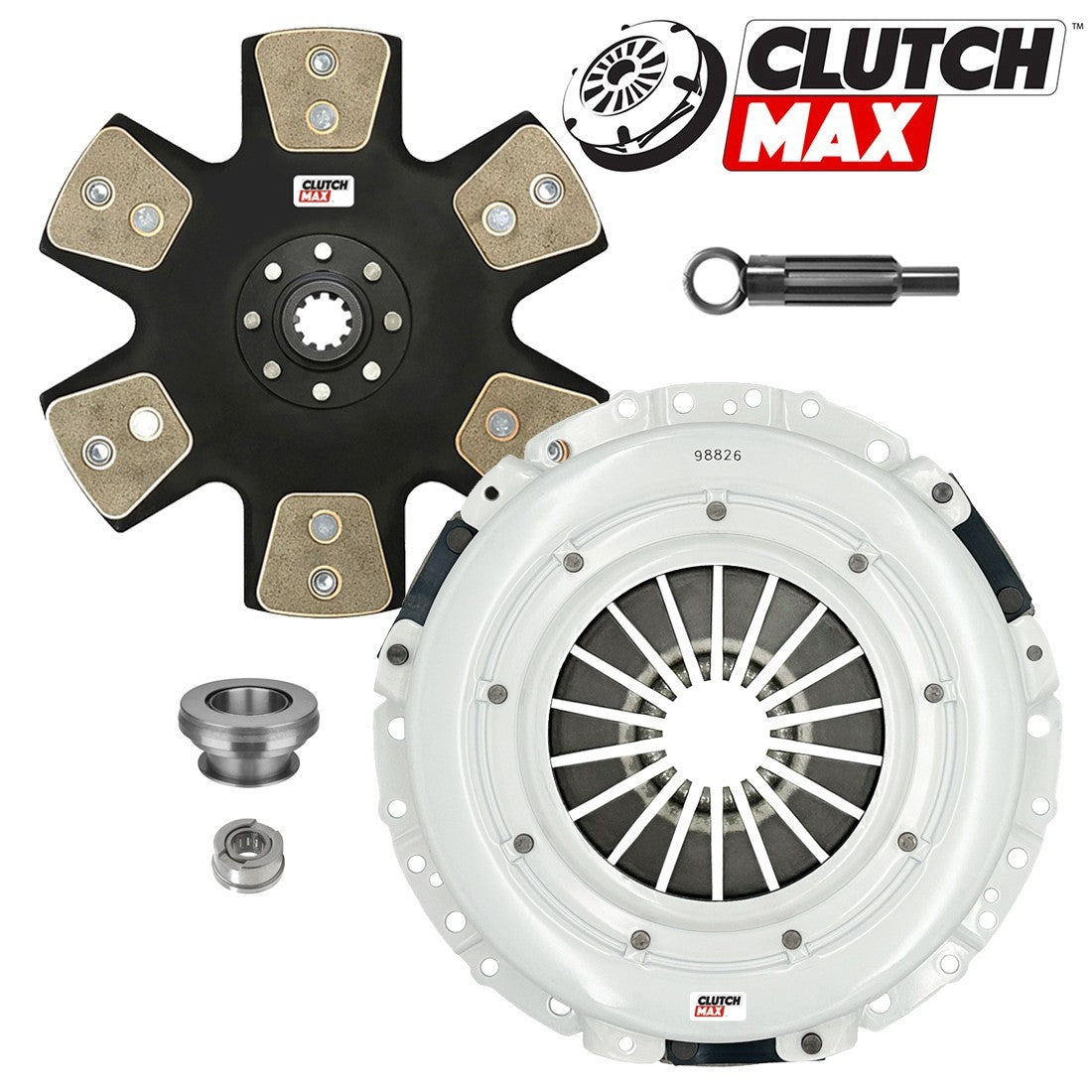CLUTCHMAX STAGE 5 CLUTCH KIT & PERFORMANCE CHROMOLY FLYWHEEL BUNDLE SET [CM07024HDDLSF-ST5]