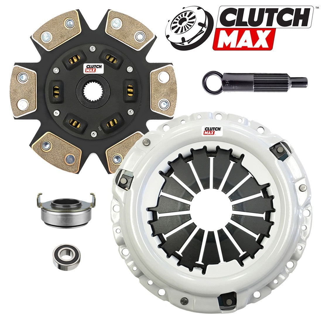 CLUTCHMAX STAGE 3 CLUTCH KIT & PERFORMANCE CHROMOLY FLYWHEEL BUNDLE SET [CM08026HDCLSF-ST3]
