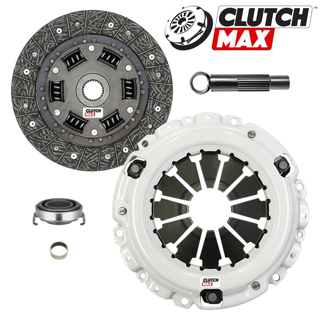 CLUTCHMAX STAGE 1 CLUTCH KIT & PERFORMANCE CHROMOLY FLYWHEEL & CLUTCH FORK BUNDLE SET [CM08137HDLSF-CFP140-ST1]