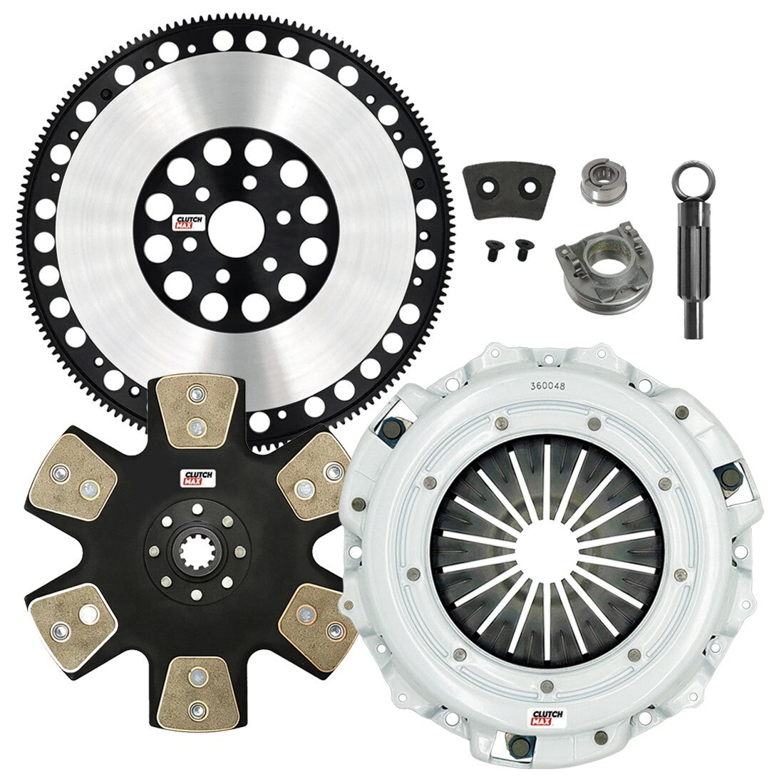 CLUTCHMAX STAGE 5 CLUTCH KIT & PERFORMANCE CHROMOLY FLYWHEEL BUNDLE SET [CM07014HDDLSF-ST5]