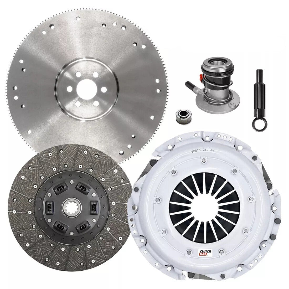CLUTCHMAX STAGE 1 CLUTCH KIT & FLYWHEEL WITH SLAVE CYLINDER BUNDLE SET [CM07057HDWS-FW167710-ST1]