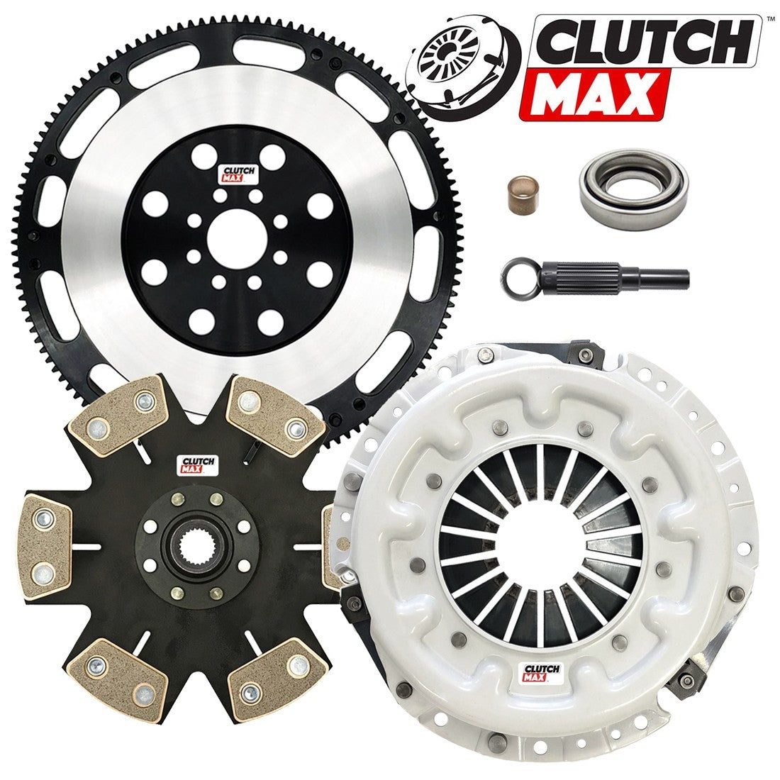 CLUTCHMAX STAGE 4 CLUTCH KIT & PERFORMANCE CHROMOLY FLYWHEEL BUNDLE SET [CM06045HDDLSF-ST4]