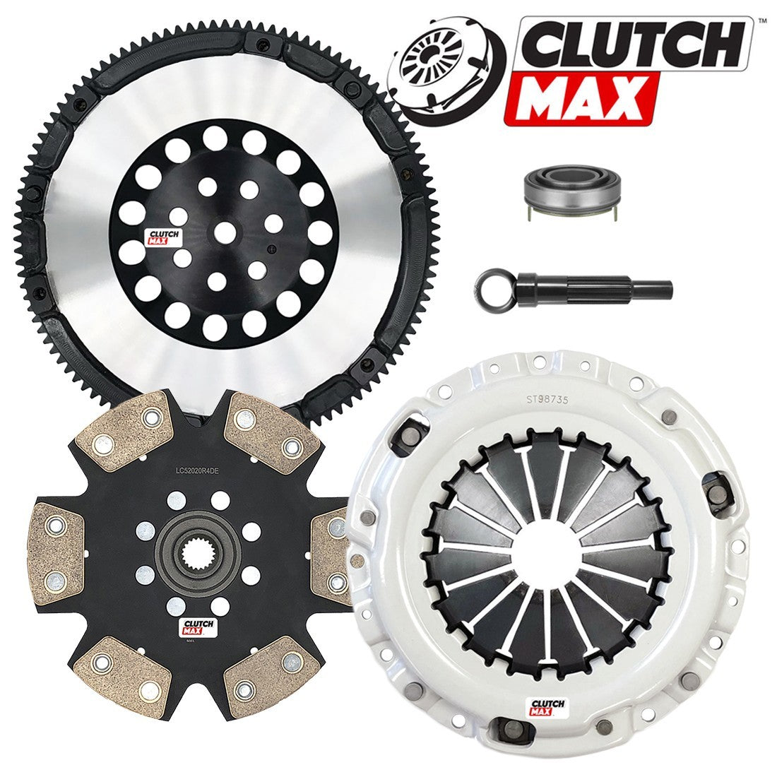 CLUTCHMAX STAGE 4 CLUTCH KIT & PERFORMANCE CHROMOLY FLYWHEEL BUNDLE SET [CM05048HDDLSF7-ST4]