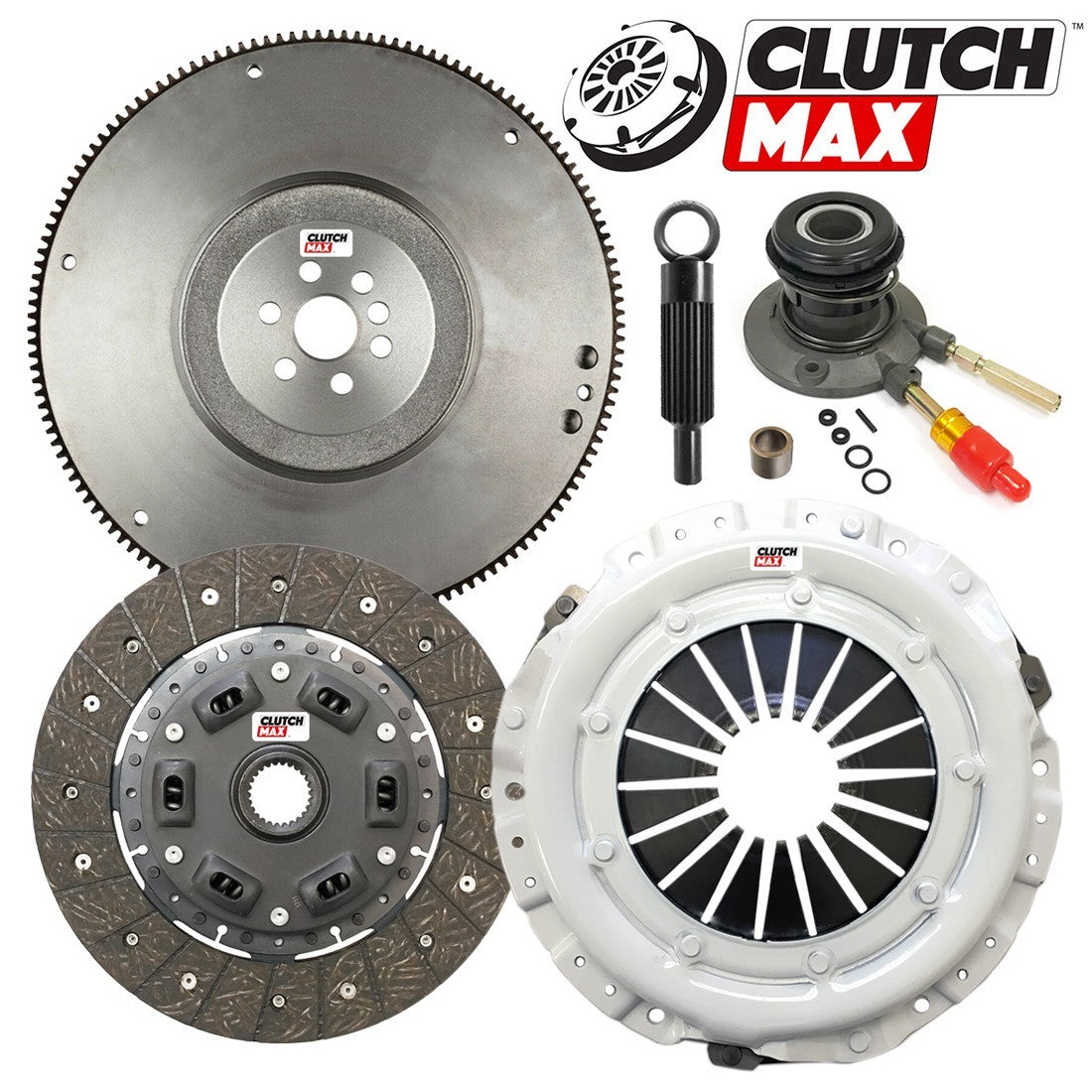 CLUTCHMAX STAGE 1 CLUTCH KIT & FLYWHEEL WITH SLAVE CYLINDER BUNDLE SET [CM04155HDWS+FW167500-ST1]