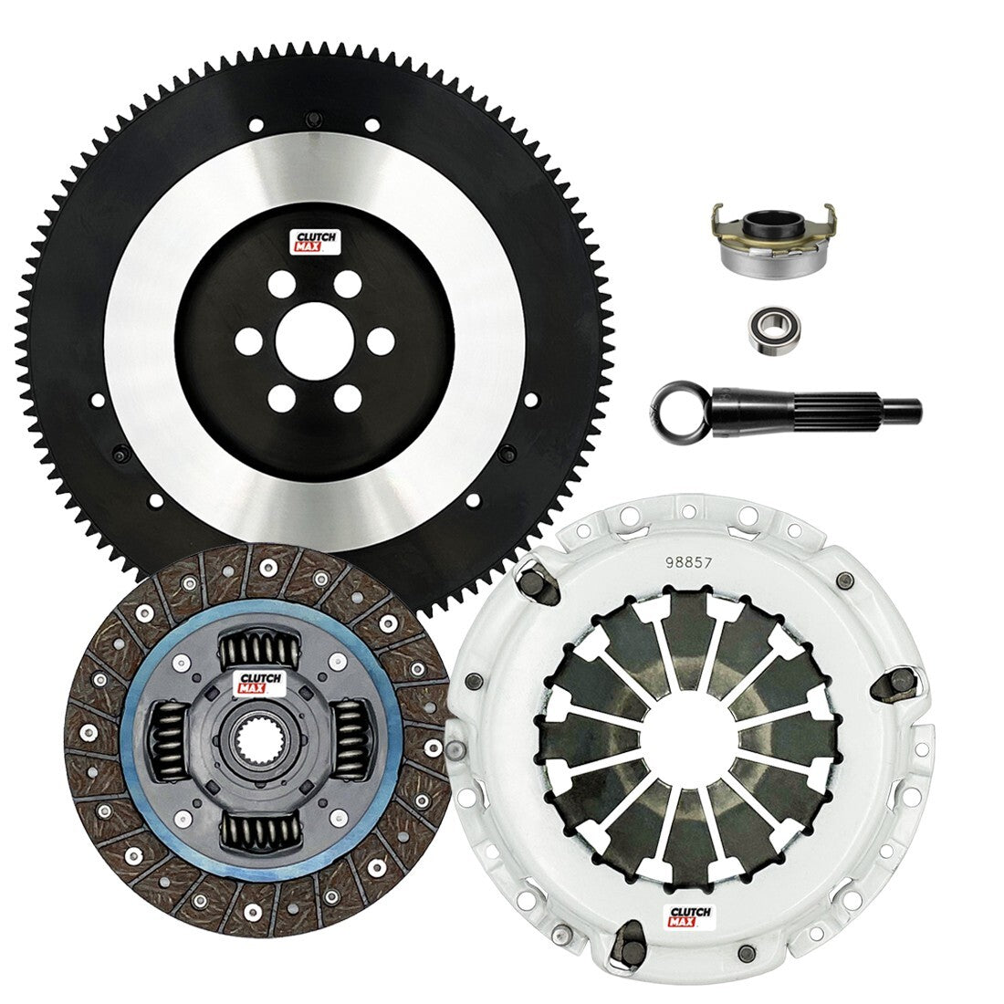 CLUTCHMAX STAGE 2 CLUTCH KIT & PERFORMANCE CHROMOLY FLYWHEEL BUNDLE SET [CM08049HDLSF-ST2]