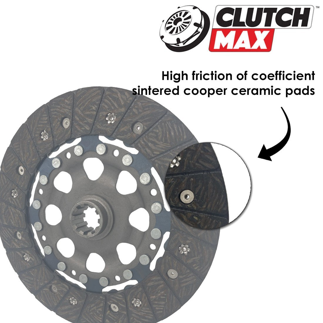 STAGE 2 PERFORMANCE CLUTCH DISC [LC04001R2DEAT-ST2-03011]