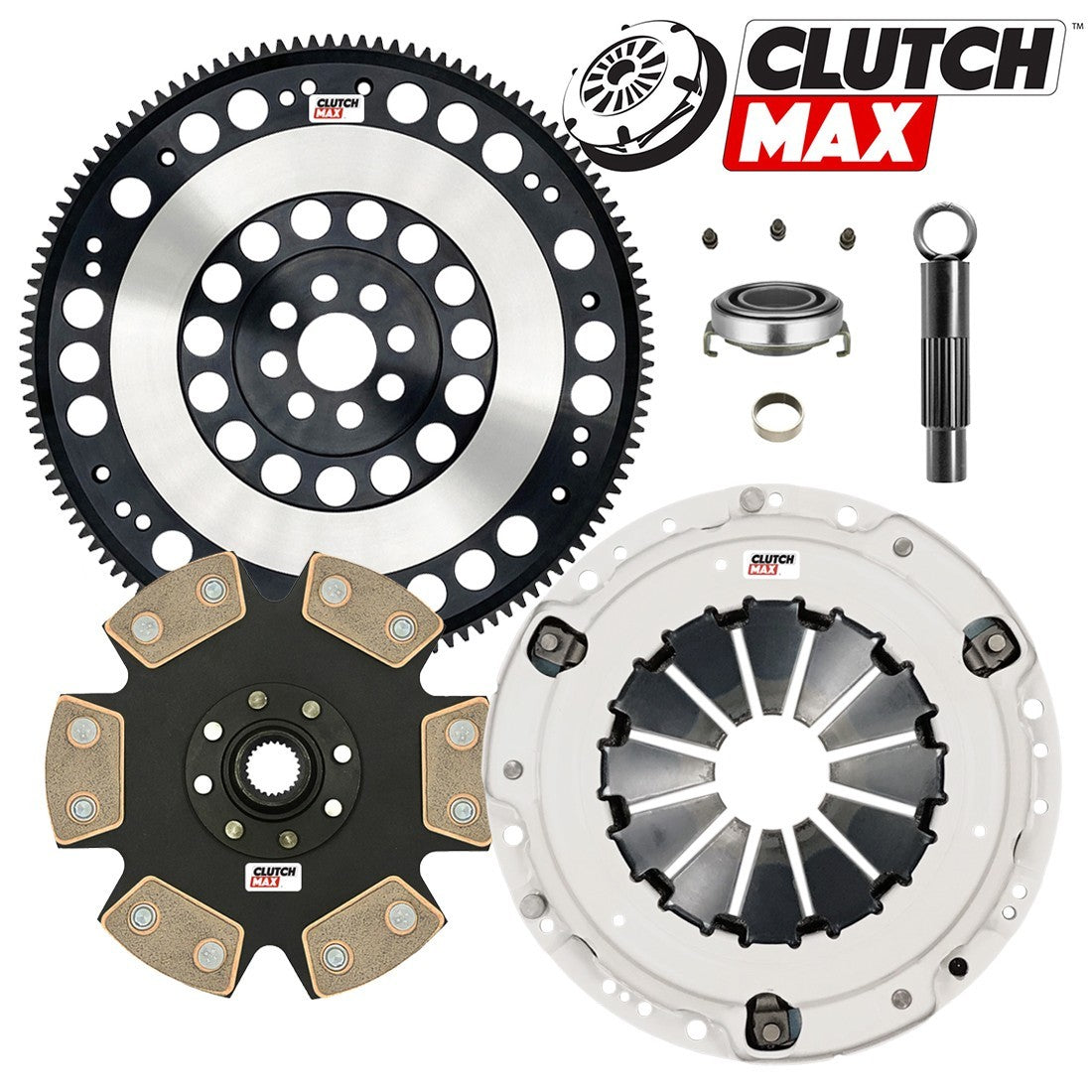 CLUTCHMAX STAGE 4 CLUTCH KIT & PERFORMANCE CHROMOLY FLYWHEEL BUNDLE SET [CM08036HDDLSF-ST4]