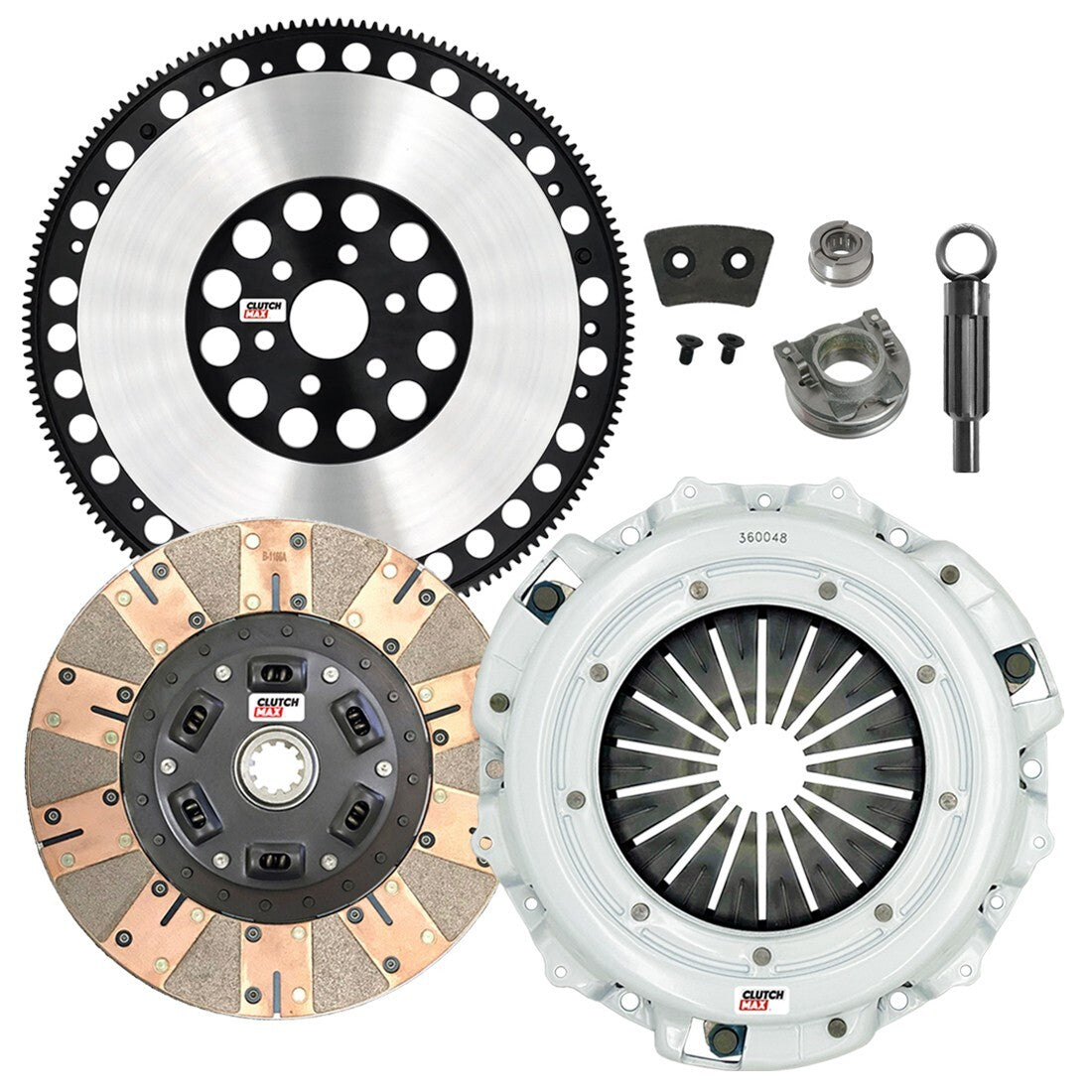 CLUTCHMAX STAGE 3 CLUTCH KIT & PERFORMANCE CHROMOLY FLYWHEEL BUNDLE SET [CM07014DFLSF-ST3]