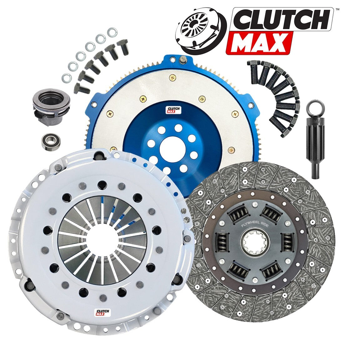 CLUTCHMAX OEM CLUTCH KIT & ALUMINUM FLYWHEEL BUNDLE SET [CM03054HDLAF-CK]
