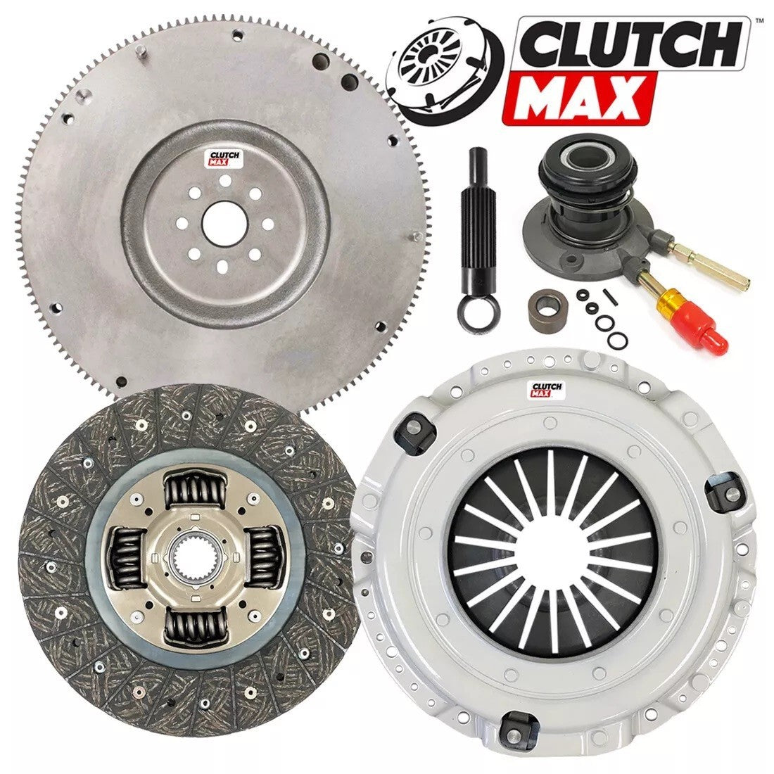 CLUTCHMAX STAGE 1 CLUTCH KIT & FLYWHEEL WITH SLAVE CYLINDER BUNDLE SET [CM04082HDWS-FW167533-ST1]
