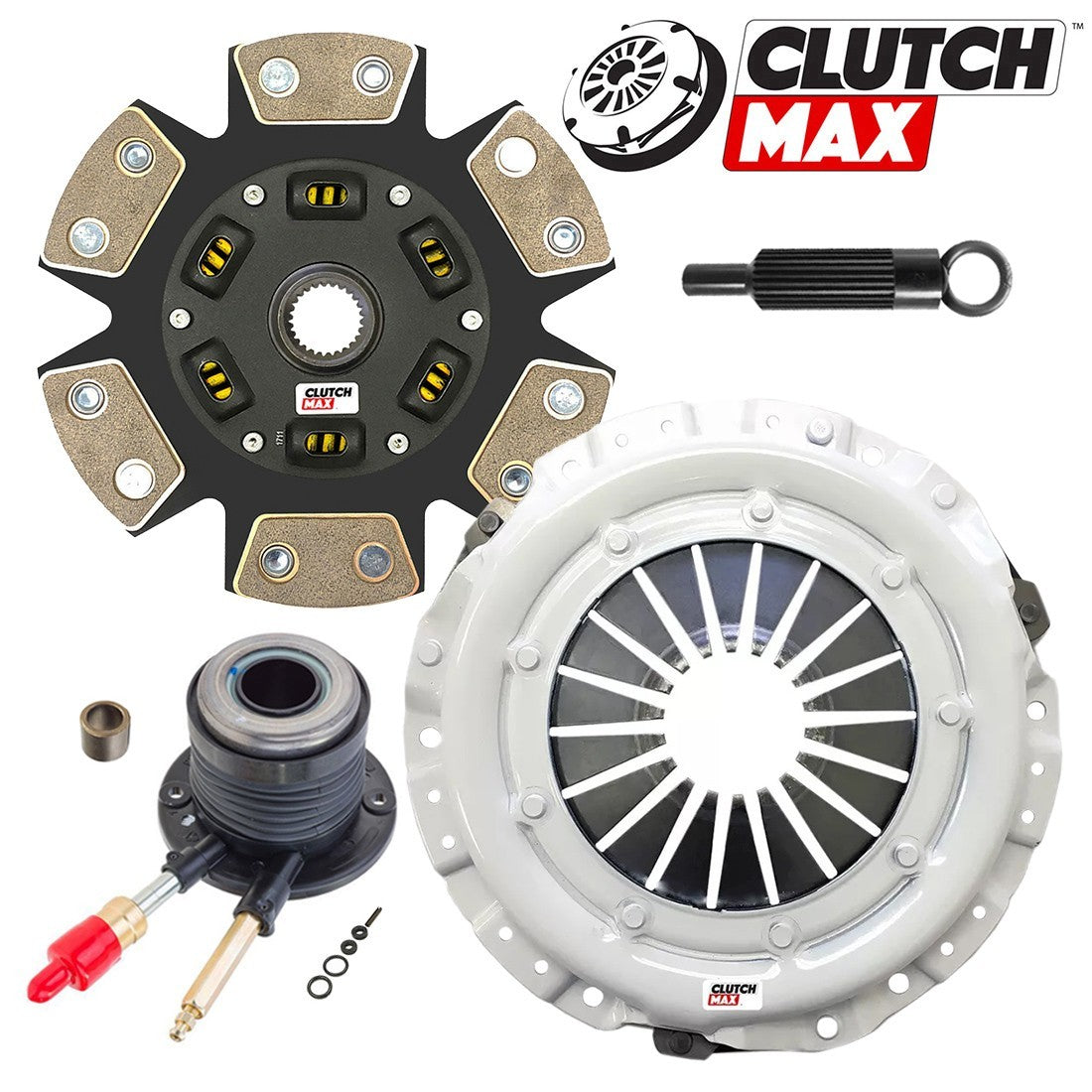 CLUTCHMAX STAGE 3 CLUTCH KIT & FLYWHEEL WITH SLAVE CYLINDER BUNDLE SET [CM04156HDCWS-FW167500-ST3]