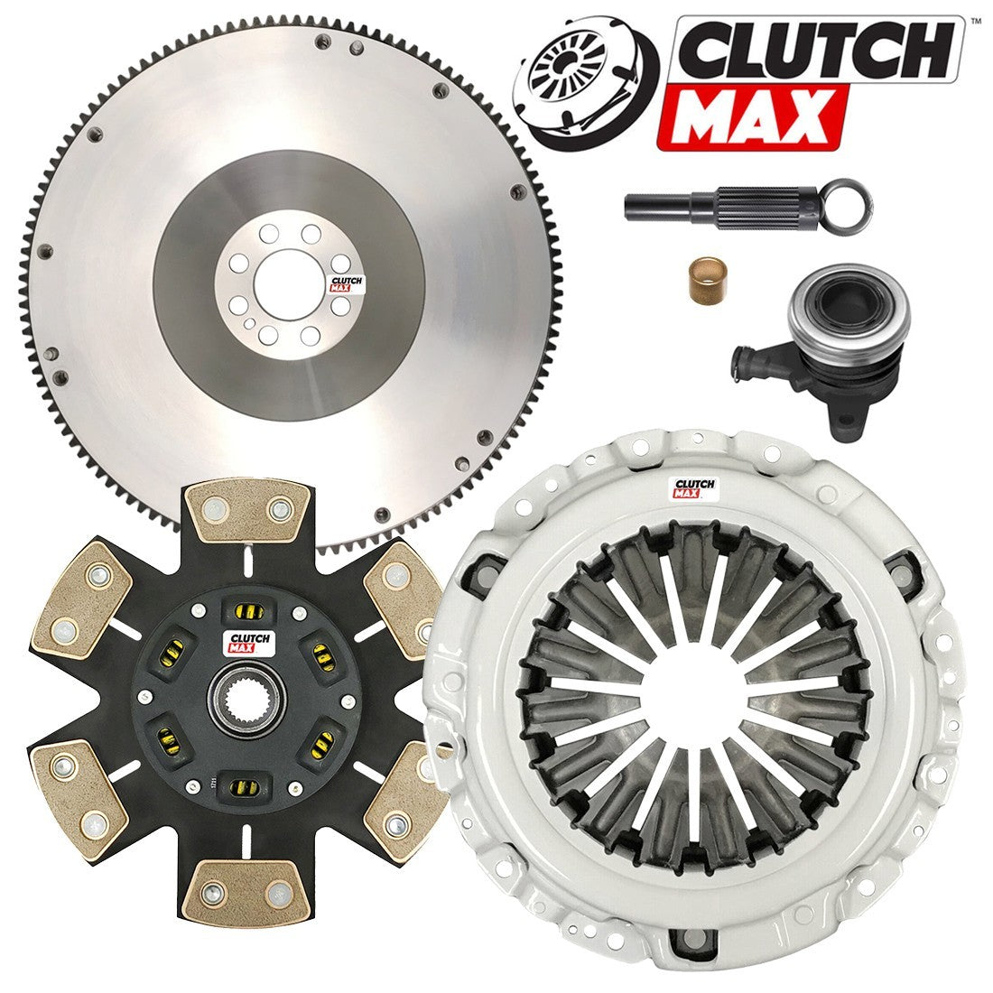 CLUTCHMAX STAGE 3 CLUTCH KIT & FLYWHEEL WITH SLAVE CYLINDER BUNDLE SET [CM06082HDCWS+FW167332-ST3]