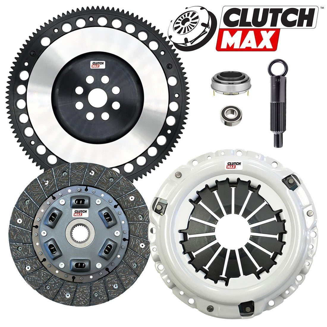 CLUTCHMAX STAGE 2 CLUTCH KIT & PERFORMANCE CHROMOLY FLYWHEEL BUNDLE SET [CM08017HDLSF-ST2]