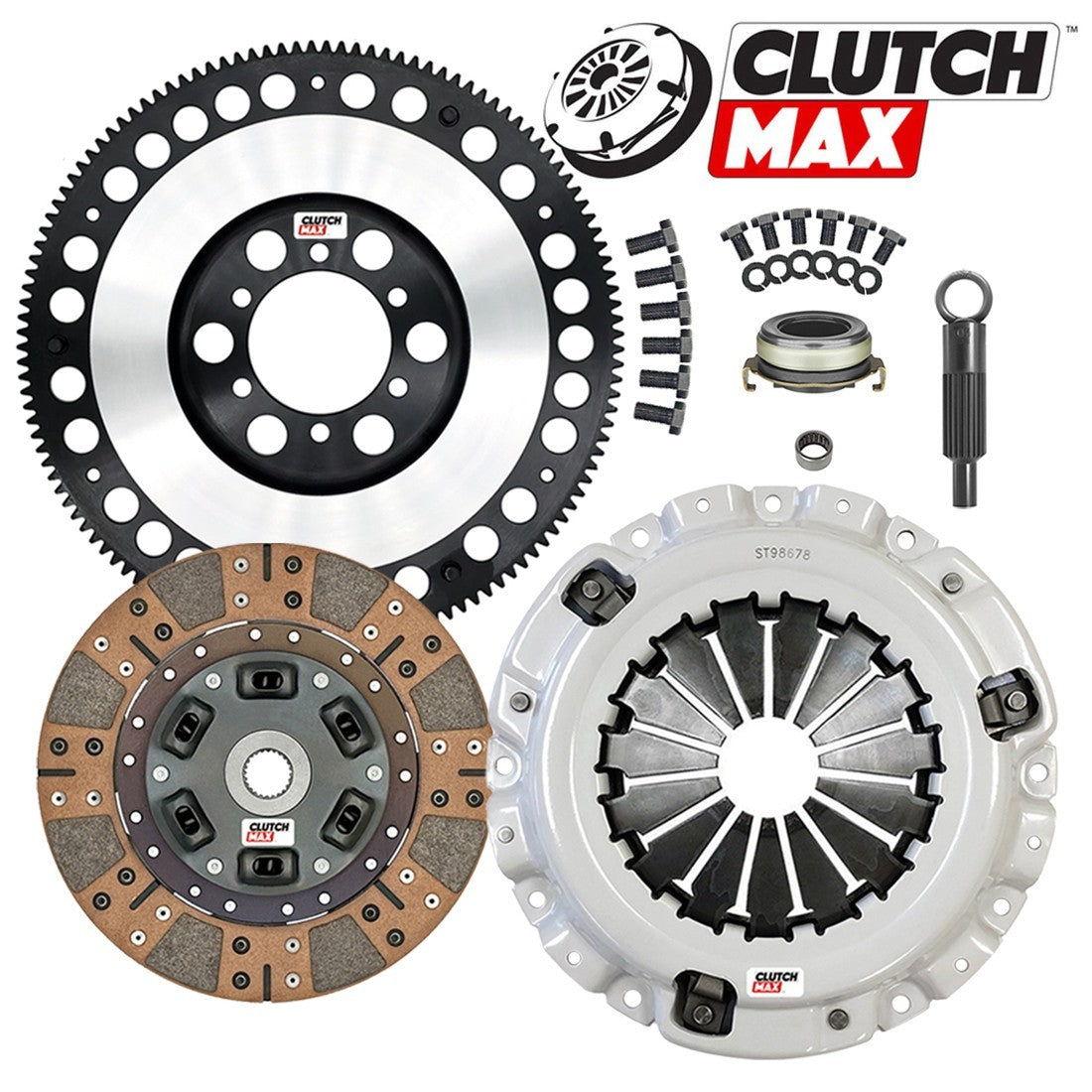 CLUTCHMAX STAGE 3 CLUTCH KIT & PERFORMANCE CHROMOLY FLYWHEEL BUNDLE SET [CM10037DFLSF-ST3]