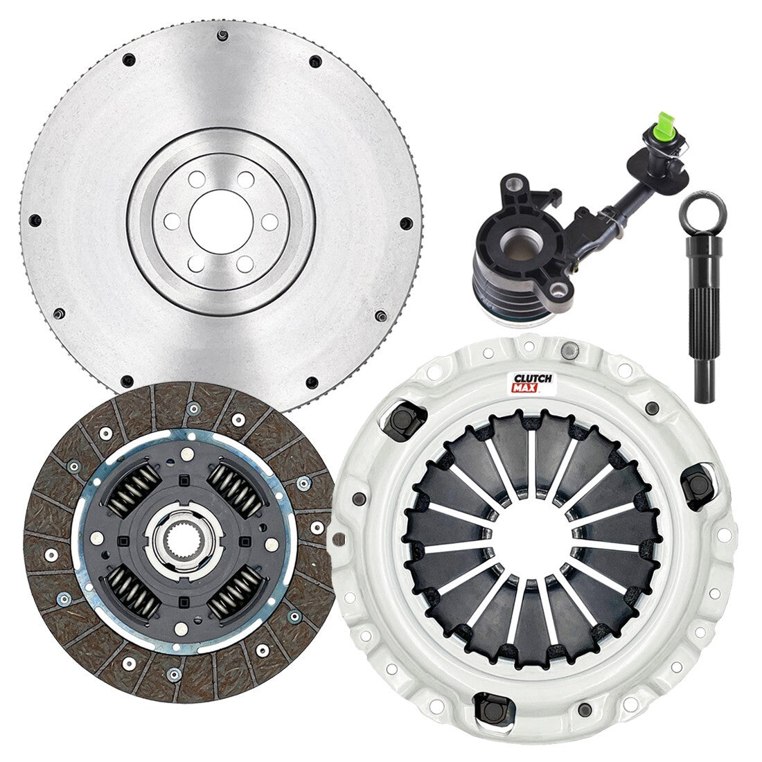 CLUTCHMAX STAGE 1 CLUTCH KIT & FLYWHEEL WITH SLAVE CYLINDER BUNDLE SET [CM06089HDWS-FW167974-ST1]