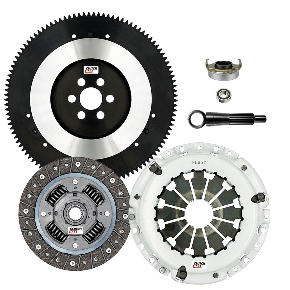 CLUTCHMAX STAGE 1 CLUTCH KIT & PERFORMANCE CHROMOLY FLYWHEEL BUNDLE SET [CM08049HDLSF-ST1]