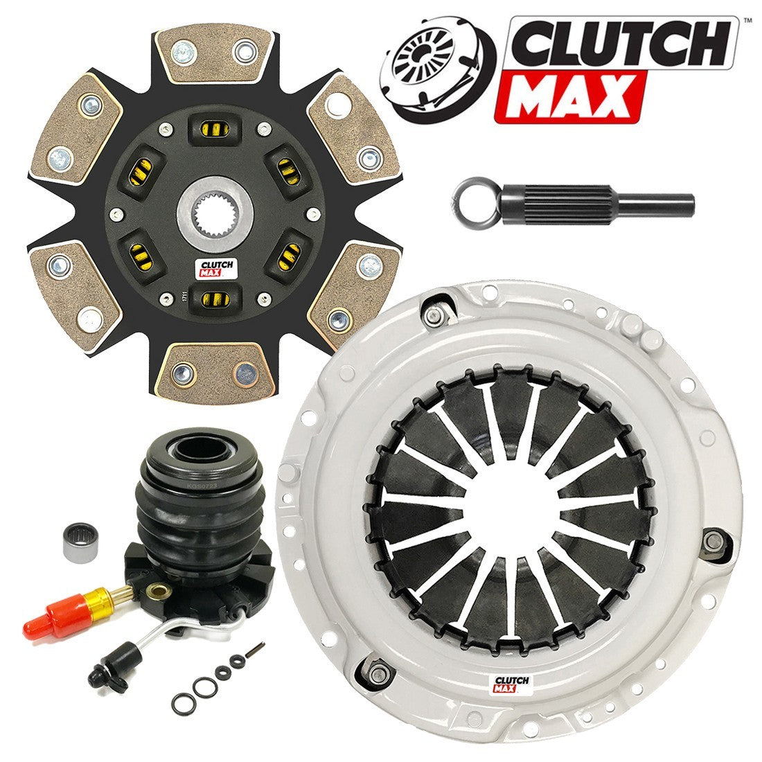 CLUTCHMAX STAGE 3 CLUTCH KIT & FLYWHEEL WITH SLAVE CYLINDER BUNDLE SET [CM07141HDCWS+FW167741-ST3]