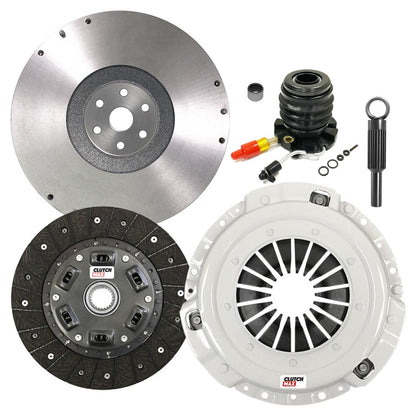 CLUTCHMAX STAGE 2 CLUTCH KIT & FLYWHEEL WITH SLAVE CYLINDER BUNDLE SET [CM07093HDWS-FW167940-ST2]