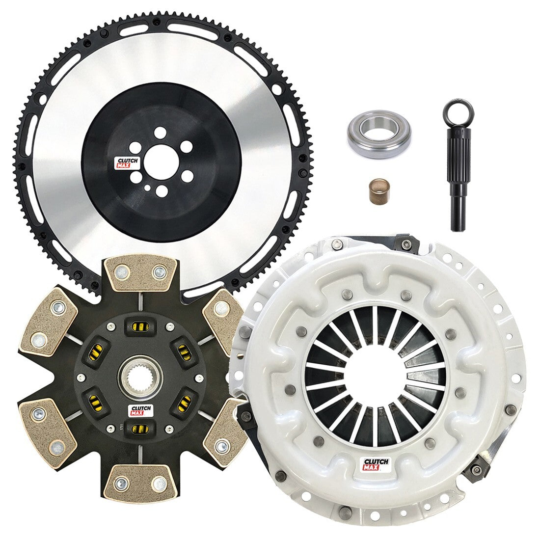 CLUTCHMAX STAGE 3 CLUTCH KIT & PERFORMANCE CHROMOLY FLYWHEEL BUNDLE SET [CM06032HDCLSF-ST3]