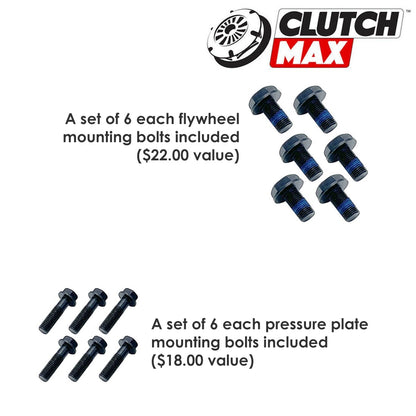 CLUTCHMAX STAGE 2 CLUTCH KIT & FLYWHEEL WITH SLAVE CYLINDER BUNDLE SET [CM17267HDRWSFW-ST2R]