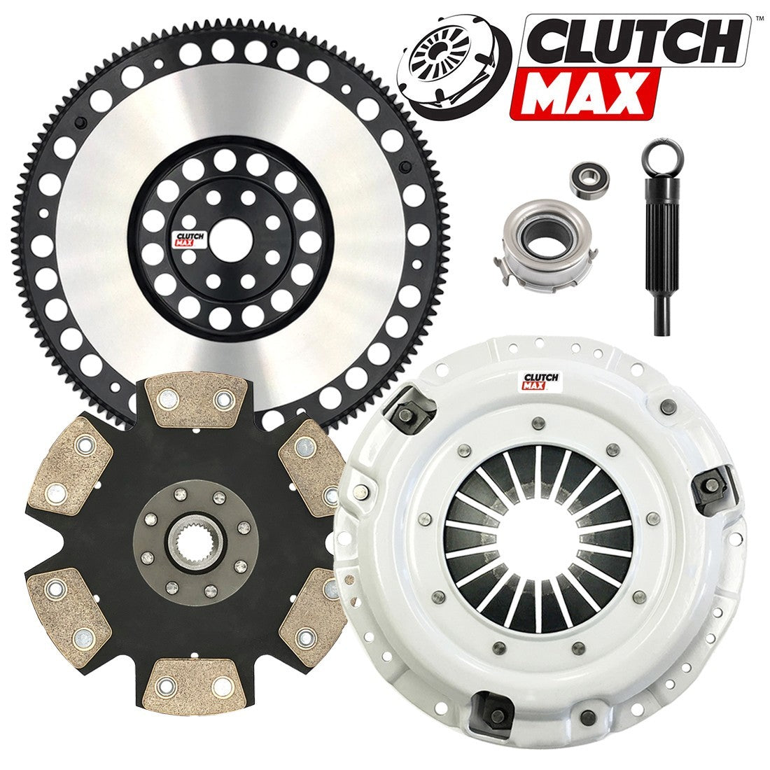 CLUTCHMAX STAGE 4 CLUTCH KIT & PERFORMANCE CHROMOLY FLYWHEEL BUNDLE SET [CM15010HDDLSF-ST4]