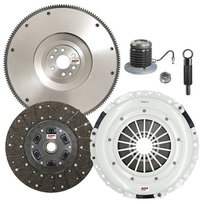 CLUTCHMAX STAGE 2 CLUTCH KIT & FLYWHEEL WITH SLAVE CYLINDER BUNDLE SET [CM07803HDWS-FW167731-ST2]