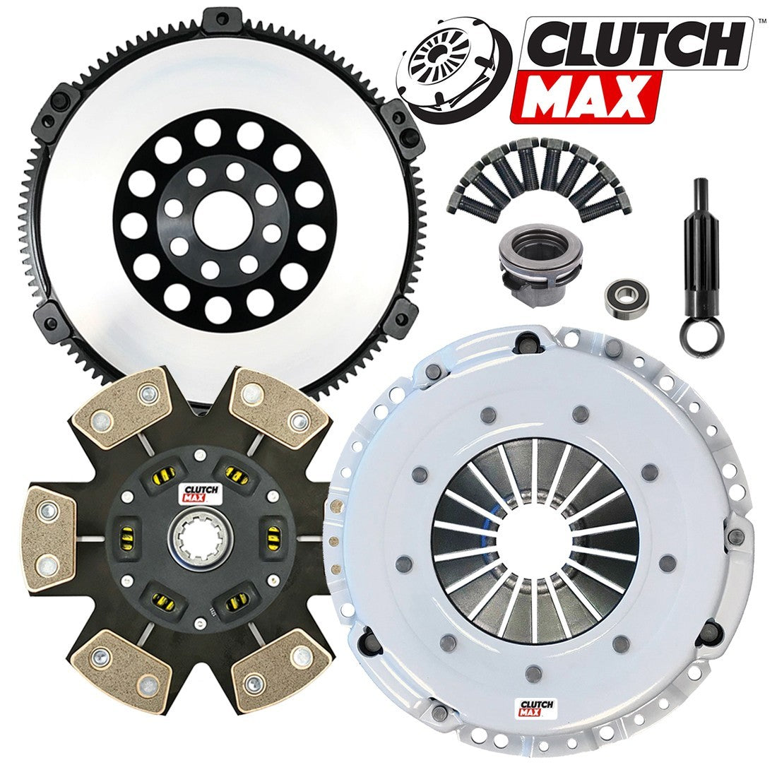 CLUTCHMAX STAGE 4 CLUTCH KIT & PERFORMANCE CHROMOLY FLYWHEEL BUNDLE SET [CM03111HDCLSF-ST4]