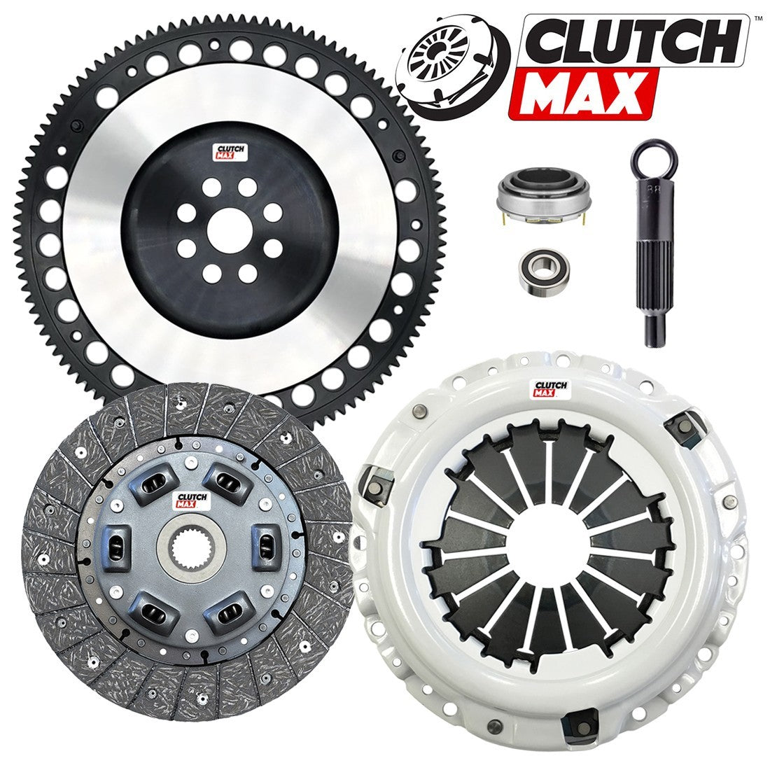 CLUTCHMAX STAGE 1 CLUTCH KIT & PERFORMANCE CHROMOLY FLYWHEEL BUNDLE SET [CM08017HDLSF-ST1]