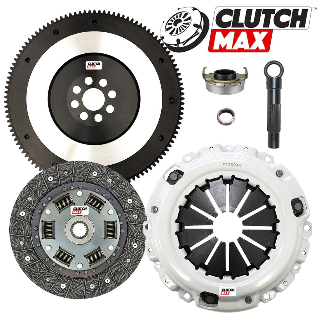 CLUTCHMAX STAGE 1 CLUTCH KIT & PERFORMANCE CHROMOLY FLYWHEEL BUNDLE SET [CM08046HDLSF-ST1]