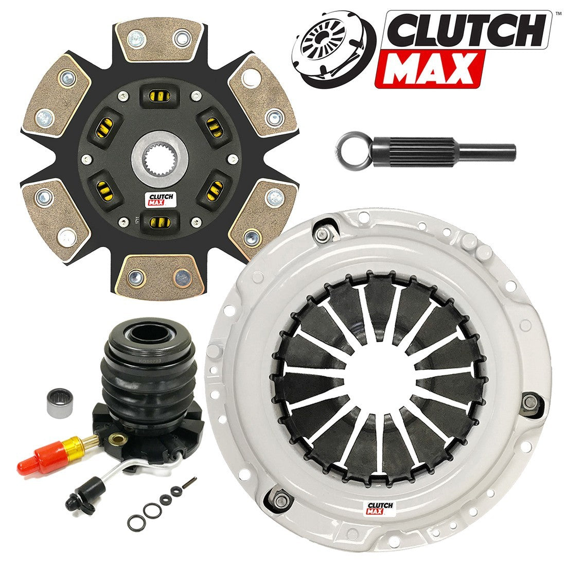 CLUTCHMAX STAGE 3 CLUTCH KIT & FLYWHEEL WITH SLAVE CYLINDER BUNDLE SET [CM07141HDCWS+FW167760-ST3]