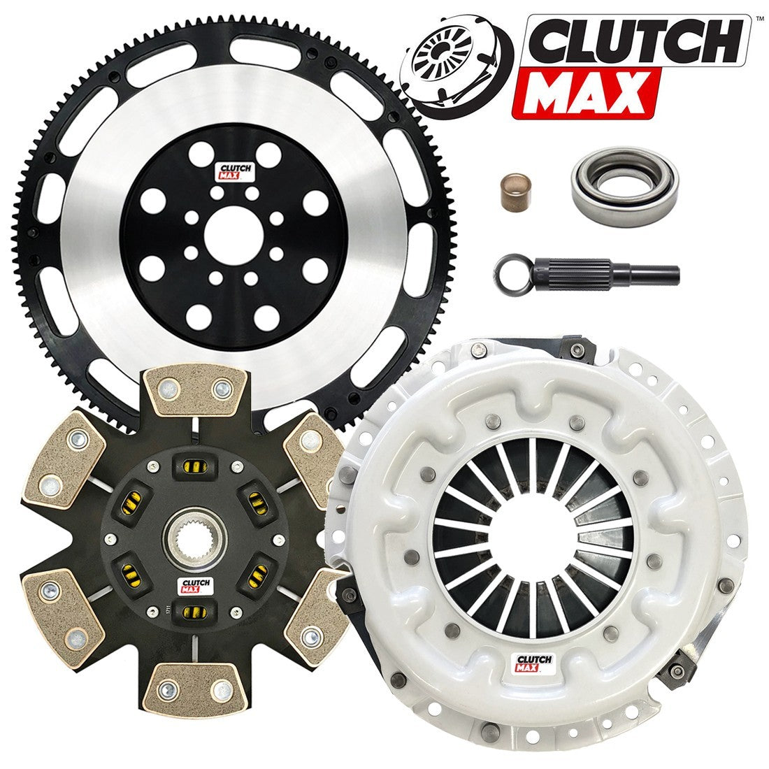 CLUTCHMAX STAGE 3 CLUTCH KIT & PERFORMANCE CHROMOLY FLYWHEEL BUNDLE SET [CM06045HDCLSF-ST3]