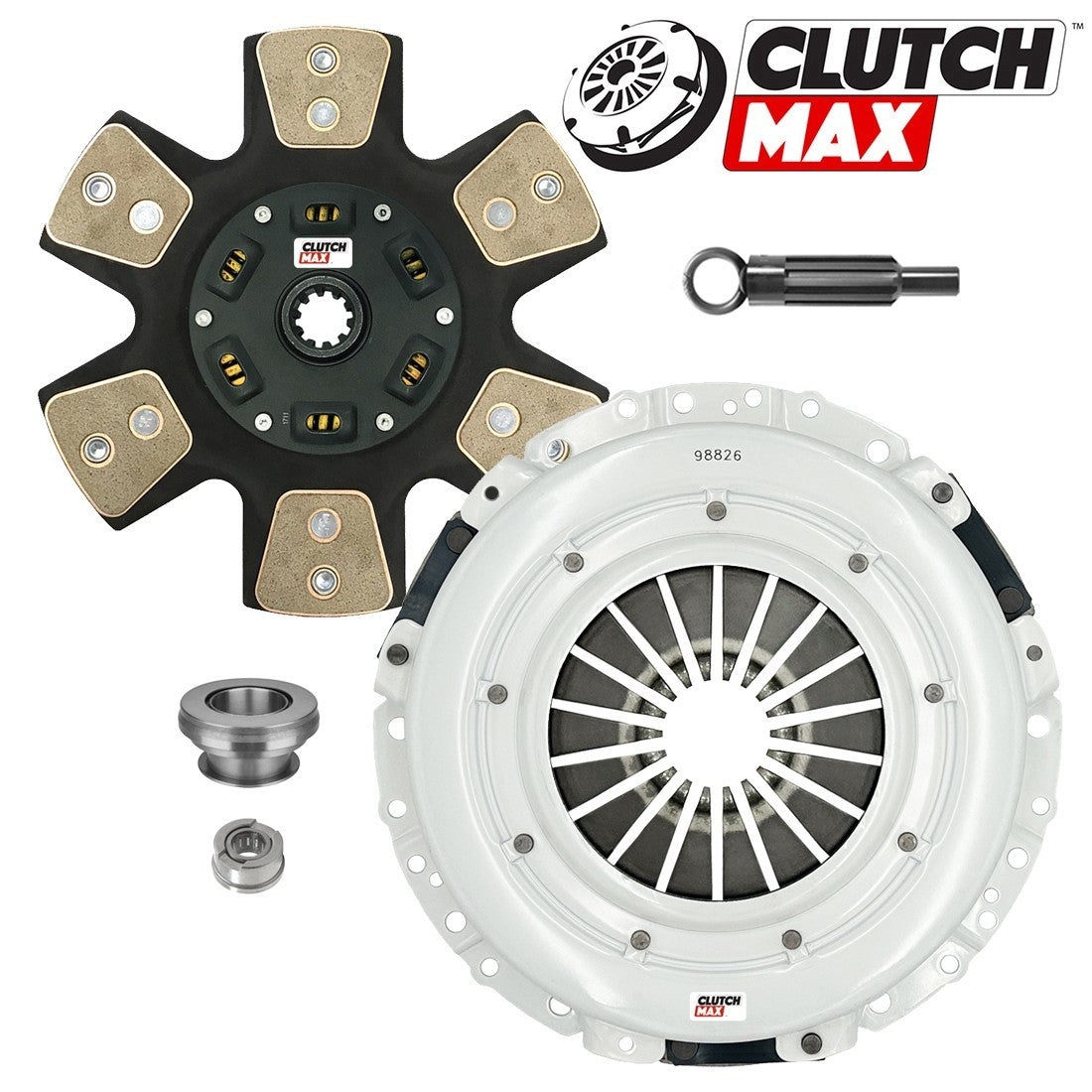 CLUTCHMAX STAGE 4 CLUTCH KIT & PERFORMANCE CHROMOLY FLYWHEEL BUNDLE SET [CM07024HDCLSF-ST4]