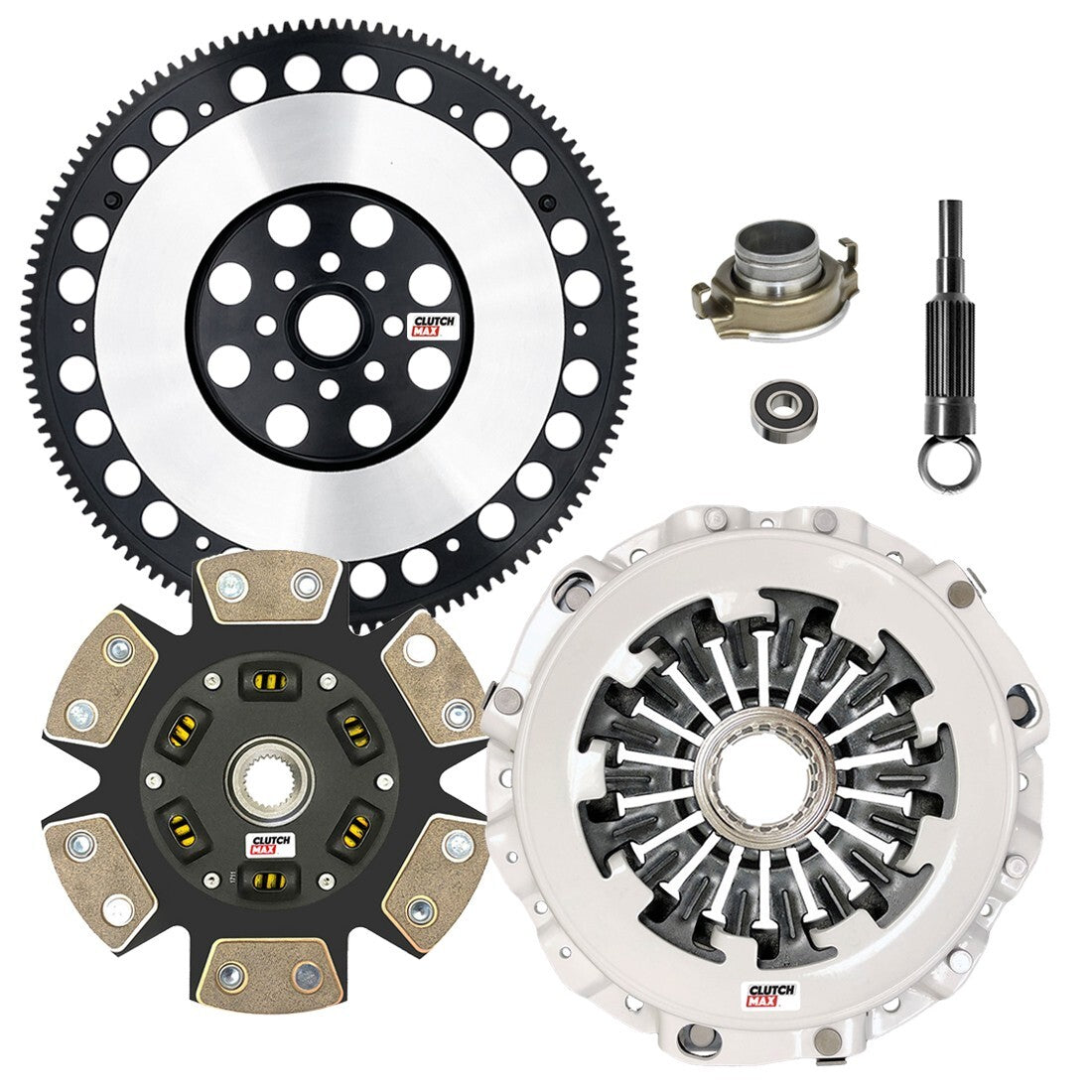 CLUTCHMAX STAGE 4 CLUTCH KIT & PERFORMANCE CHROMOLY FLYWHEEL BUNDLE SET [CM15019HDCLSF-ST4]