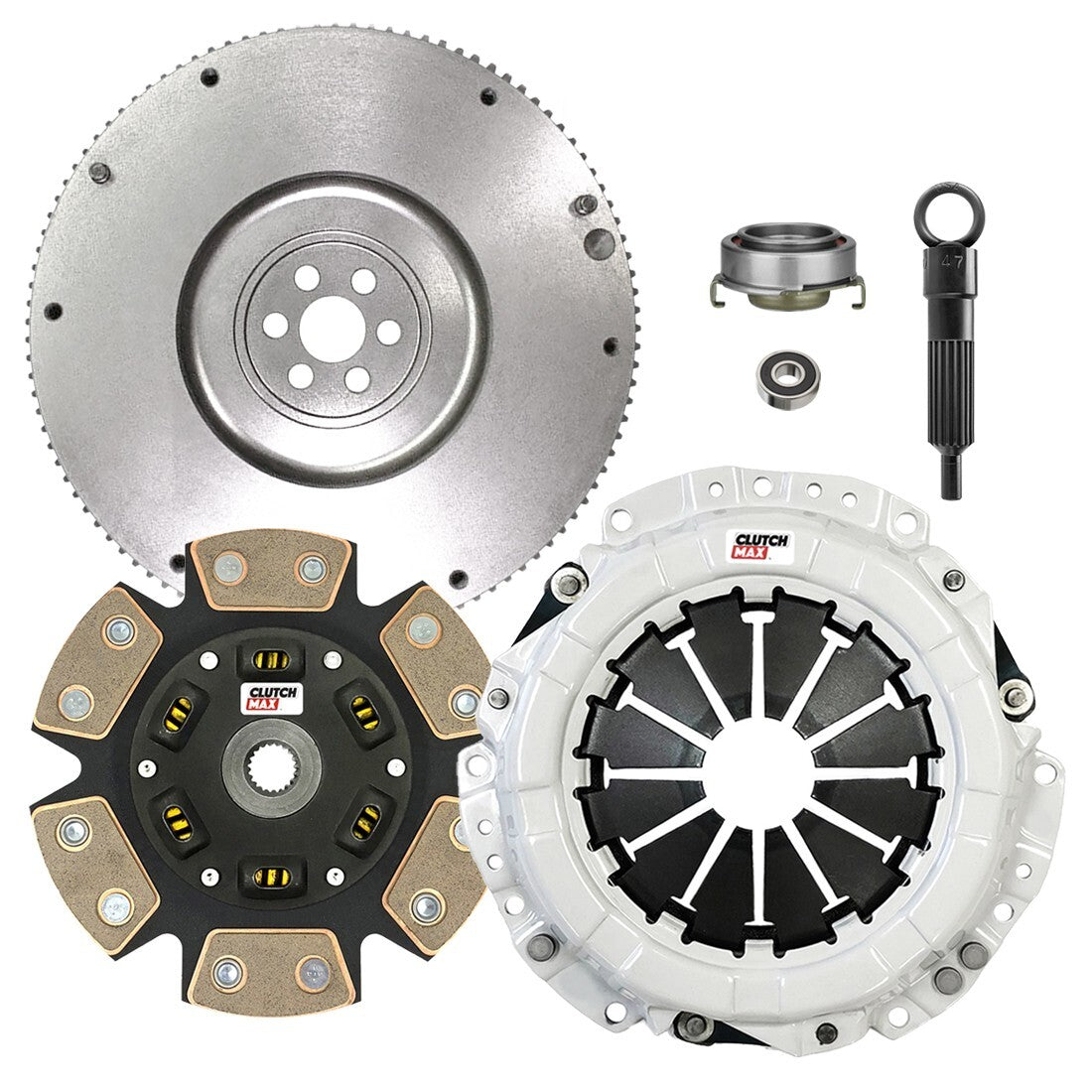 CLUTCHMAX STAGE 3 CLUTCH KIT & FLYWHEEL BUNDLE SET [CM04197HDCFW-ST3]