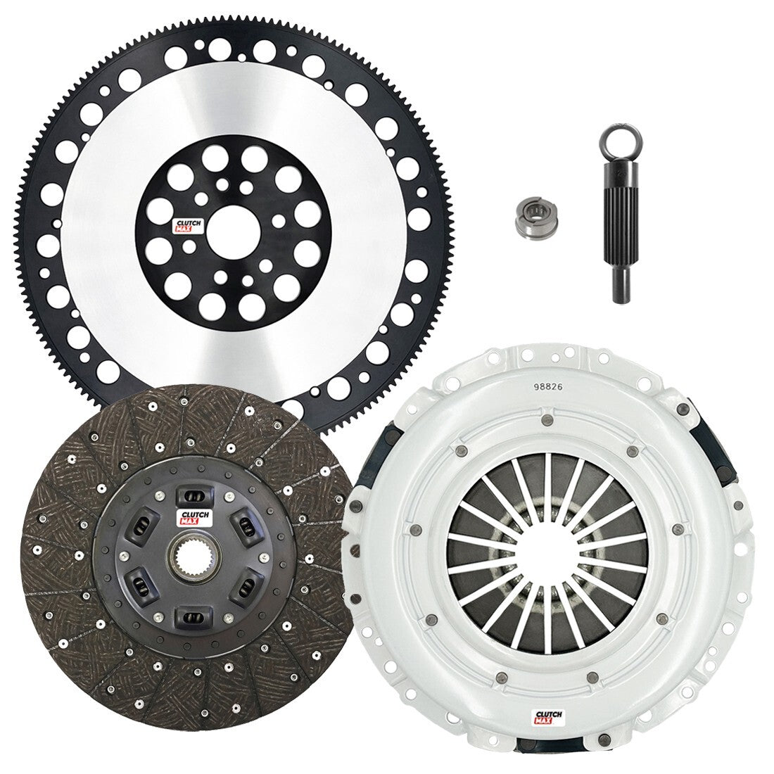 CLUTCHMAX STAGE 2 CLUTCH KIT & PERFORMANCE CHROMOLY FLYWHEEL BUNDLE SET [CM07803HDLSF-ST2]
