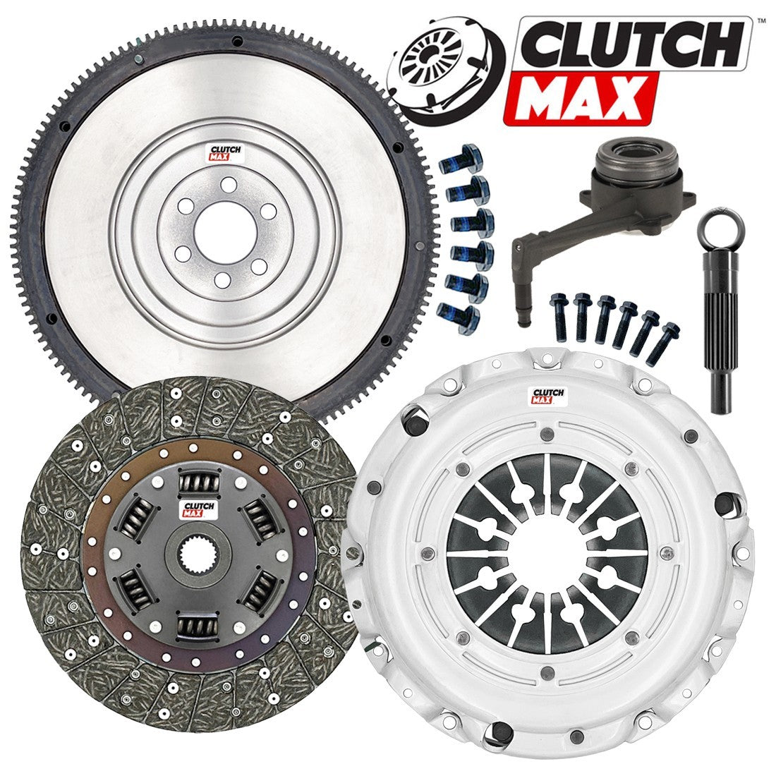 CLUTCHMAX STAGE 2 CLUTCH KIT & FLYWHEEL WITH SLAVE CYLINDER BUNDLE SET [CM17267HDWSFW-ST2]