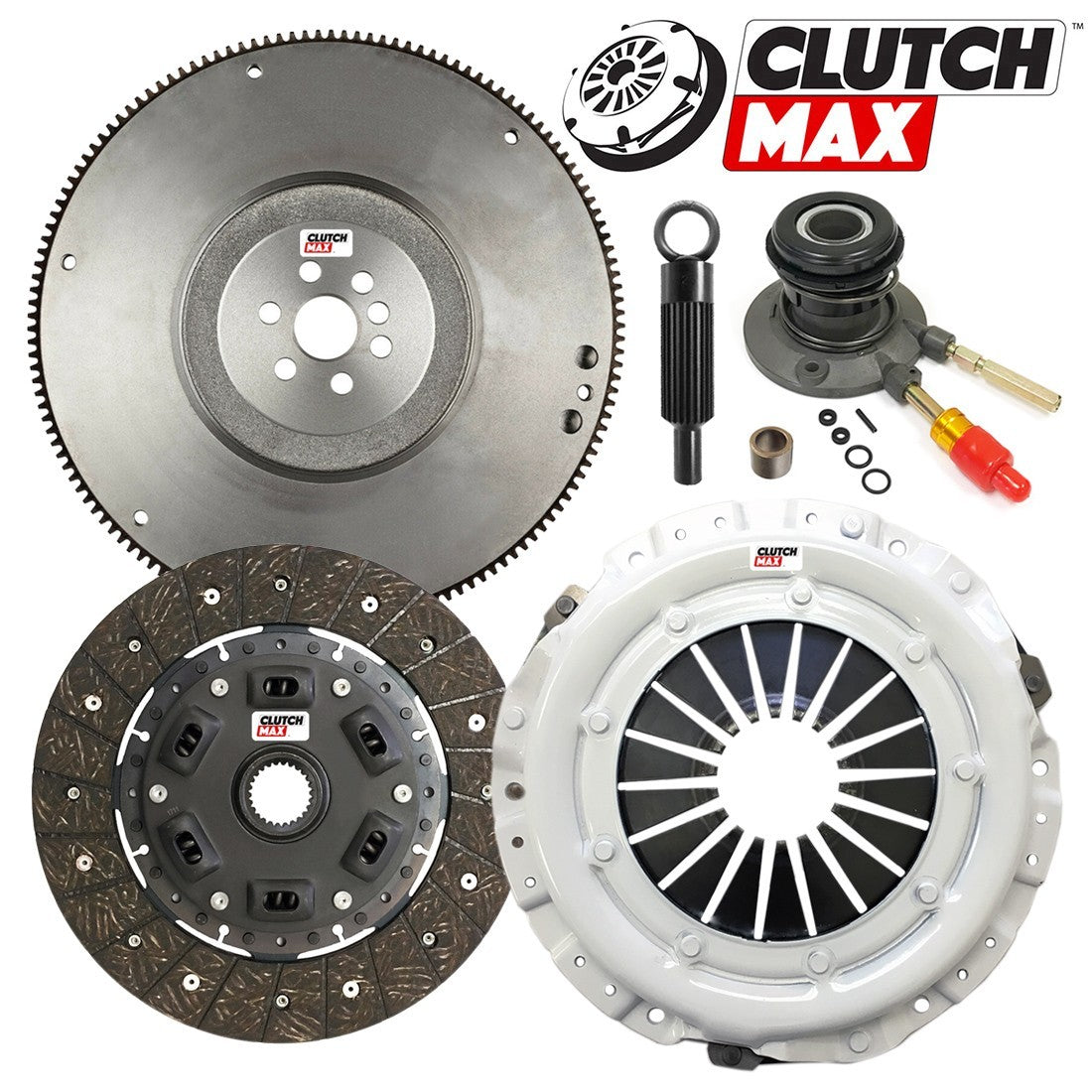 CLUTCHMAX STAGE 2 CLUTCH KIT & FLYWHEEL WITH SLAVE CYLINDER BUNDLE SET [CM04155HDWS+FW167500-ST2]