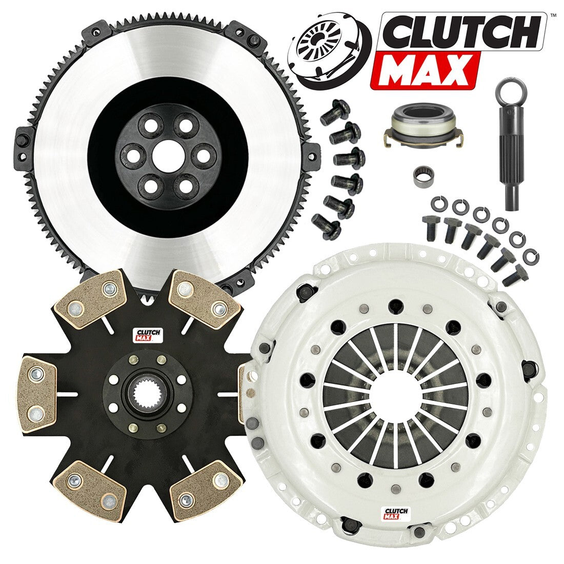 CLUTCHMAX STAGE 5 CLUTCH KIT & PERFORMANCE CHROMOLY FLYWHEEL BUNDLE SET [CM10164HDDLSF-ST5]