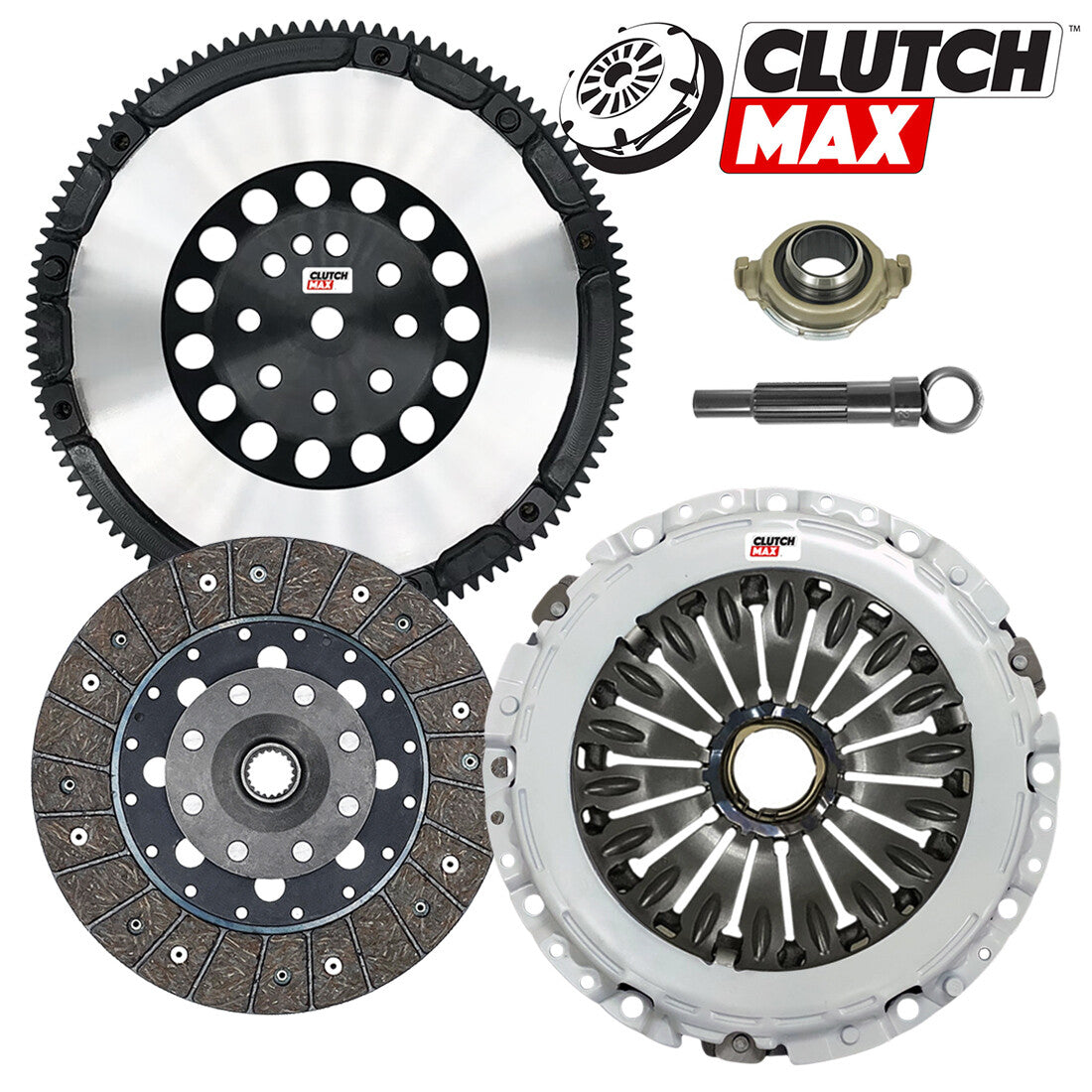 CLUTCHMAX STAGE 1 CLUTCH KIT & PERFORMANCE CHROMOLY FLYWHEEL BUNDLE SET [CM05058HDRLSF-ST1]