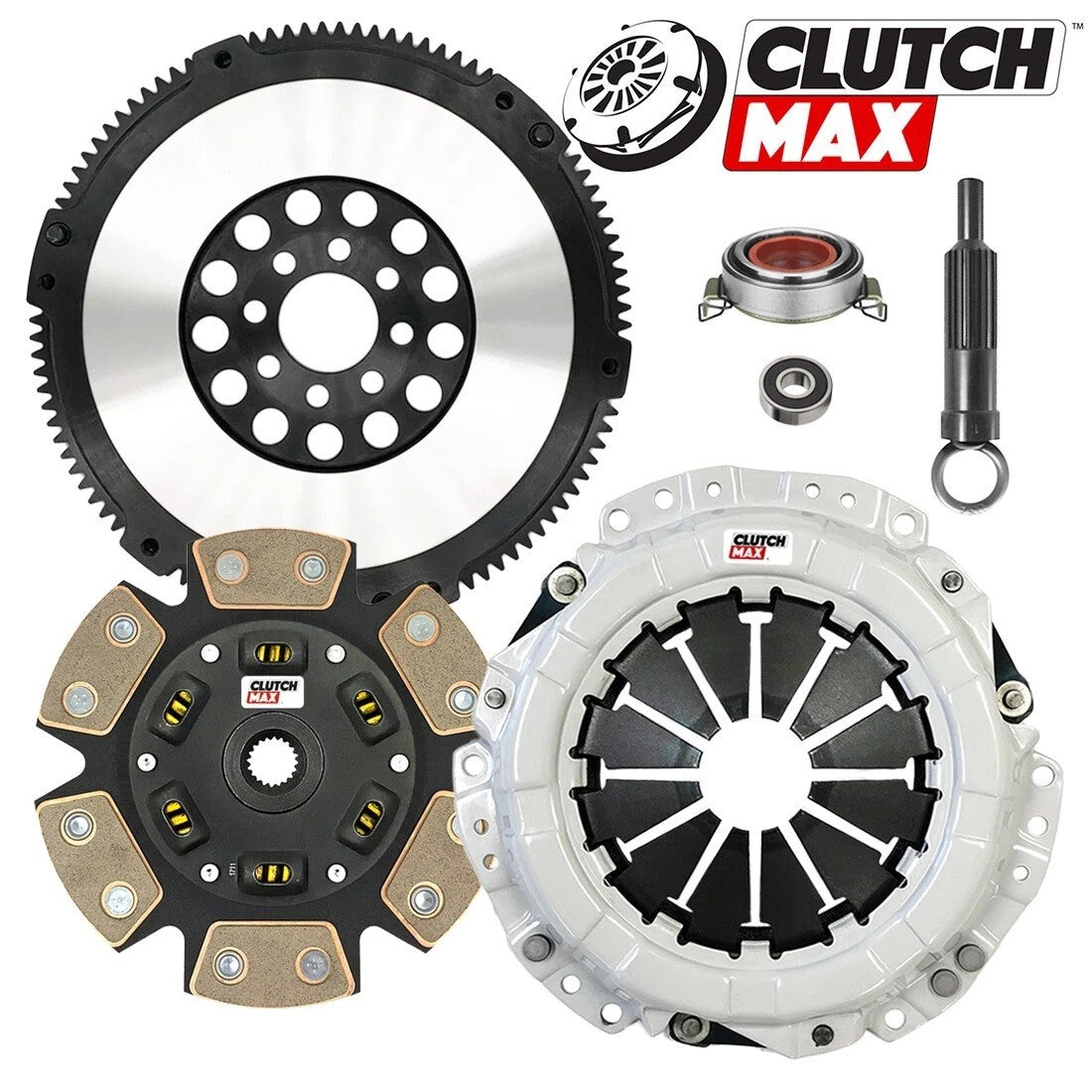 CLUTCHMAX STAGE 3 CLUTCH KIT & PERFORMANCE CHROMOLY FLYWHEEL BUNDLE SET [CM16180HDCLSF-ST3]