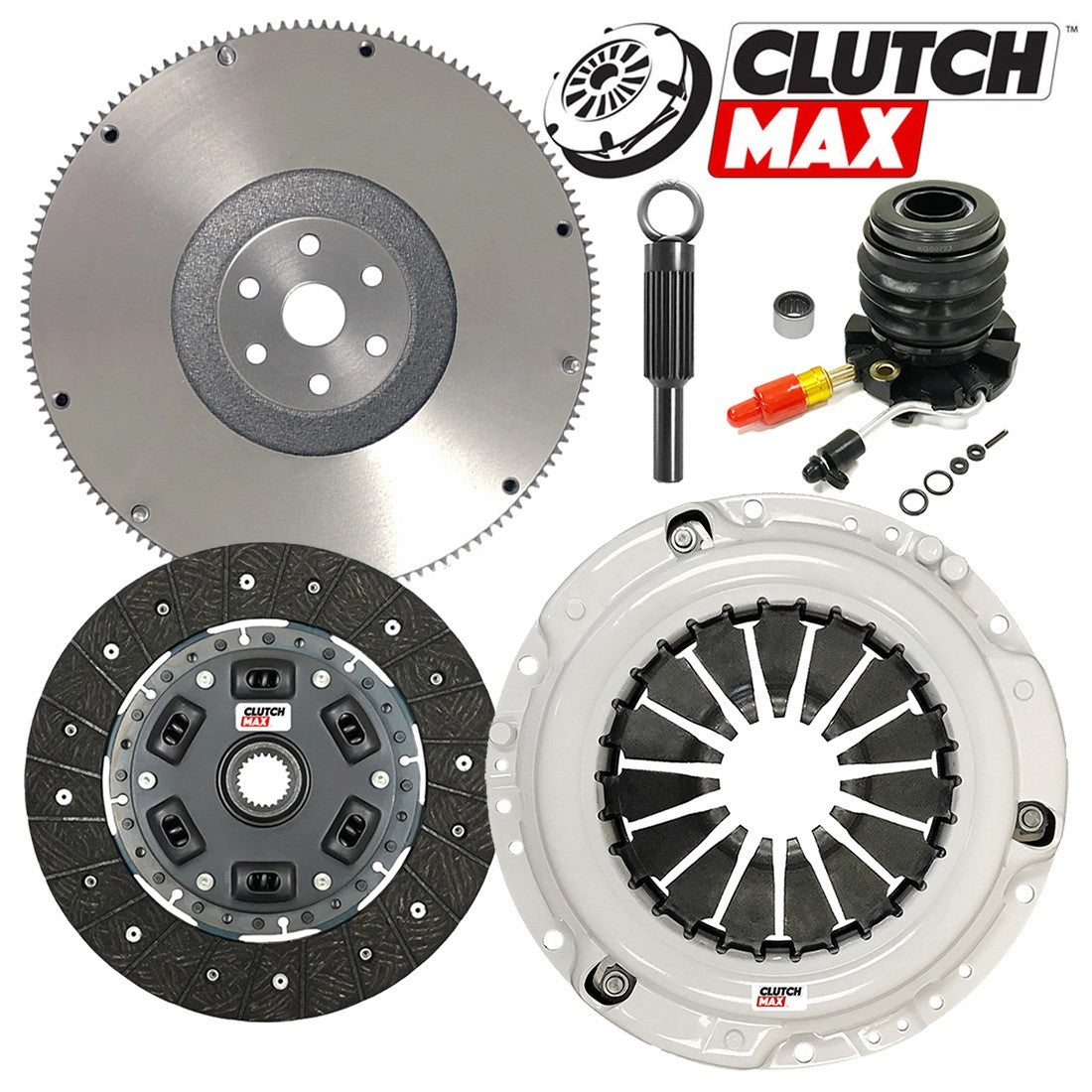 CLUTCHMAX STAGE 2 CLUTCH KIT & FLYWHEEL WITH SLAVE CYLINDER BUNDLE SET [CM07141HDWS+FW167760-ST2]