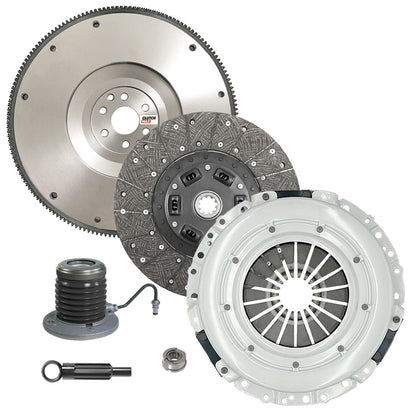 CLUTCHMAX OEM CLUTCH KIT & FLYWHEEL WITH SLAVE CYLINDER BUNDLE SET [CM07187HDWS-FW167731-CK]