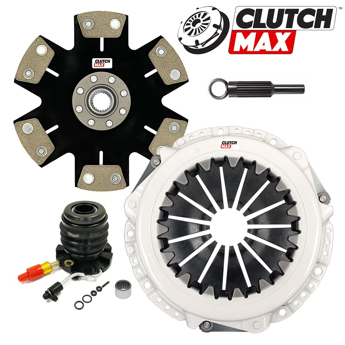 CLUTCHMAX STAGE 5 CLUTCH KIT WITH SLAVE CYLINDER BUNDLE SET [CM07096HDDWS-ST5]