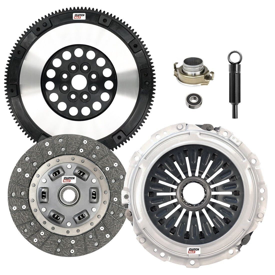 CLUTCHMAX STAGE 1 CLUTCH KIT & PERFORMANCE CHROMOLY FLYWHEEL BUNDLE SET [CM15025HDLSF-ST1]